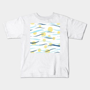 Wavy Pattern Kids T-Shirt